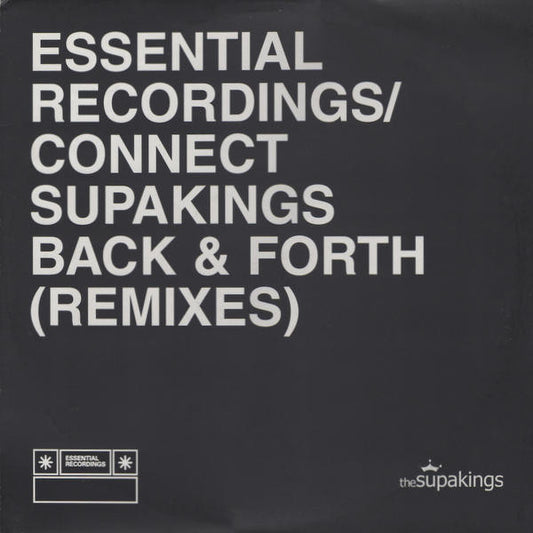 The Supakings : Back & Forth (Remixes) (12", Promo)