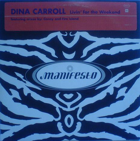 Dina Carroll : Livin' For The Weekend (2x12", Promo)