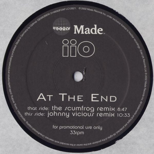 iiO : At The End (2x12", Promo)