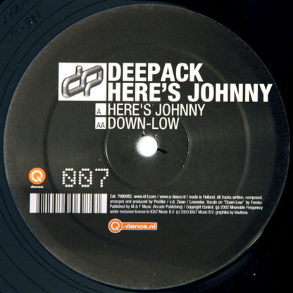 Deepack : Here's Johnny (12")