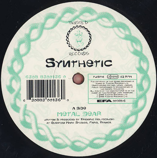 Synthetic : Metal Gear / 100% Pure (12")