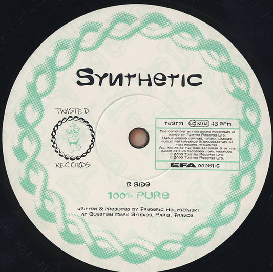 Synthetic : Metal Gear / 100% Pure (12")