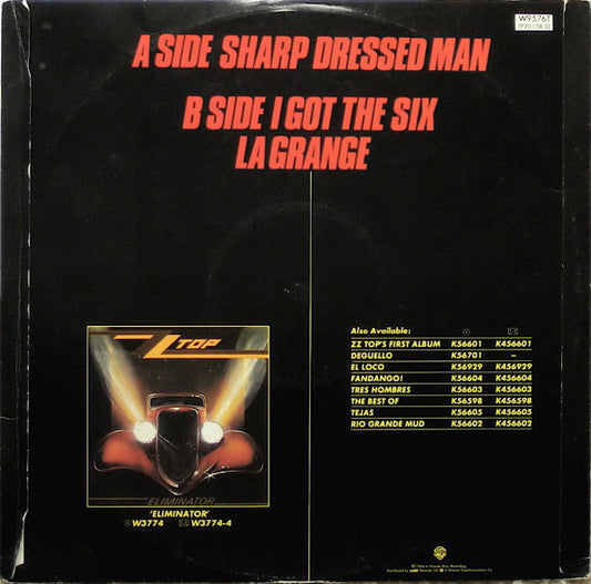 ZZ Top : Sharp Dressed Man (12", Single)