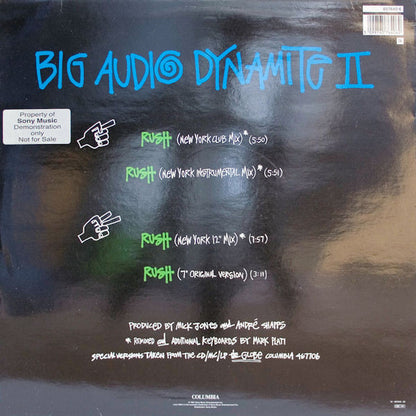 Big Audio Dynamite II : Rush (12", Single)