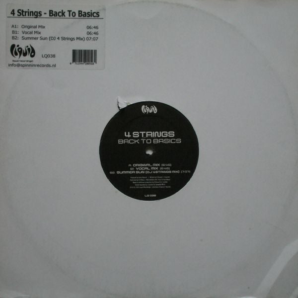 4 Strings : Back To Basics (12", Gen)
