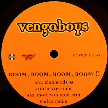 Vengaboys : Boom, Boom, Boom, Boom!! (12", Promo)