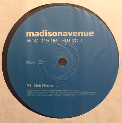 Madison Avenue : Who The Hell Are You (2x12", Promo)