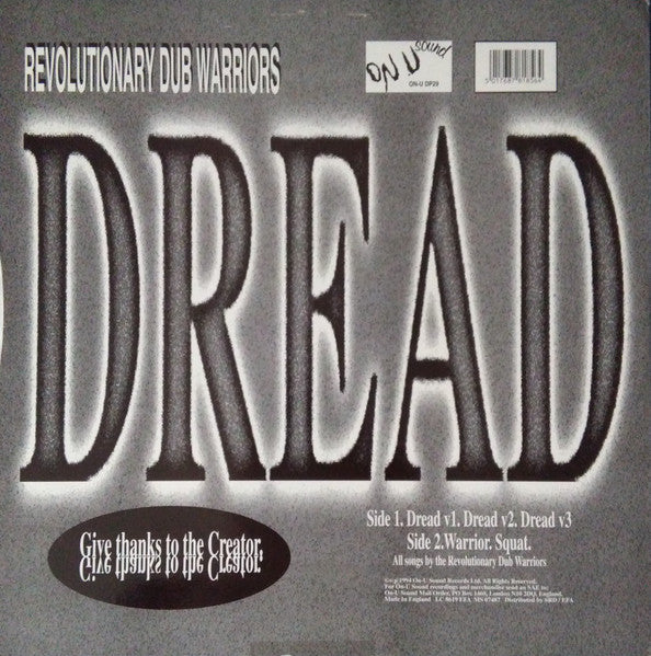 Revolutionary Dub Warriors : Dread (12")