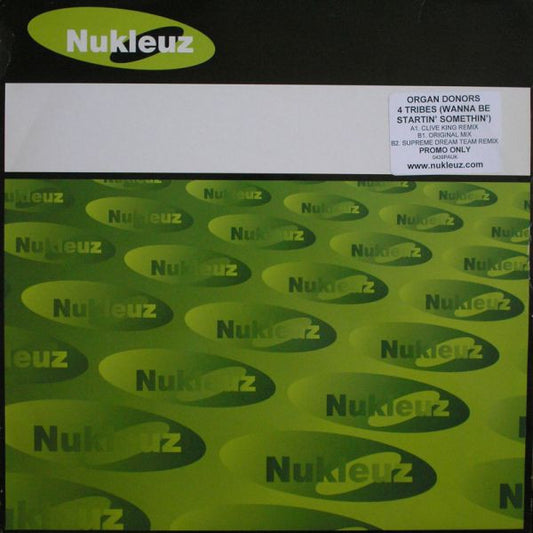 Organ Donors : 4 Tribes (Wanna Be Startin' Somethin') (12", Promo)