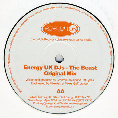 Energy UK DJs : The Beast (12")