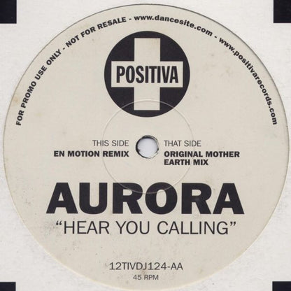 Aurora : Hear You Calling (12", Promo)