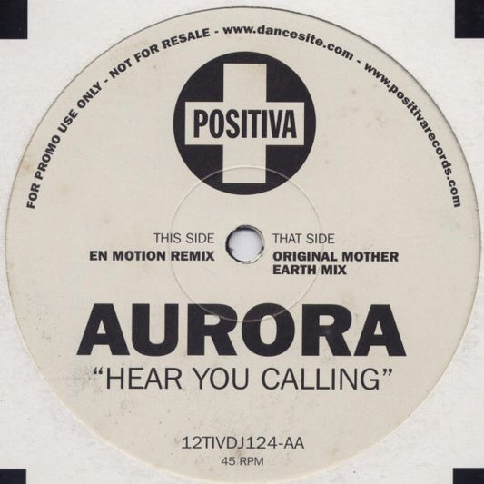Aurora : Hear You Calling (12", Promo)