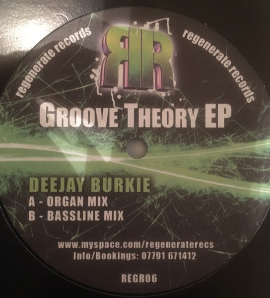 Deejay Burkie* : Groove Theory EP (12")