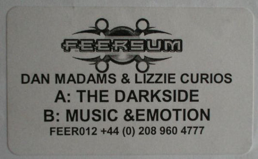 Dan Madams & Lizzie Curious : The Dark Side / Music & Emotion (12", W/Lbl)