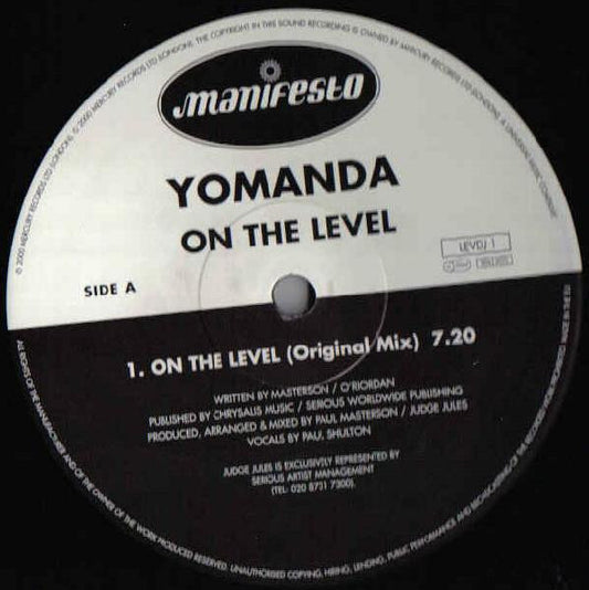 Yomanda : On The Level (12")