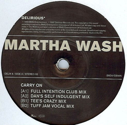 Martha Wash : Carry On 97 (12", Single)