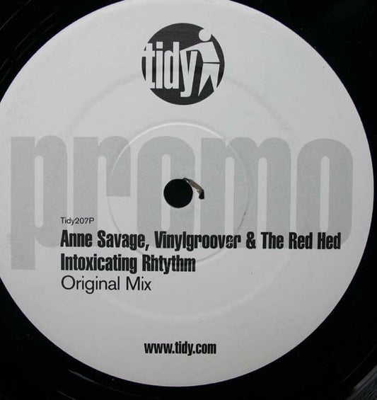 Anne Savage, Vinylgroover & The Red Hed : Intoxicating Rhythm (12", Promo)