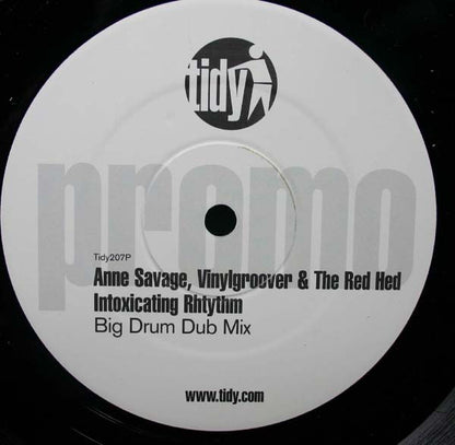 Anne Savage, Vinylgroover & The Red Hed : Intoxicating Rhythm (12", Promo)