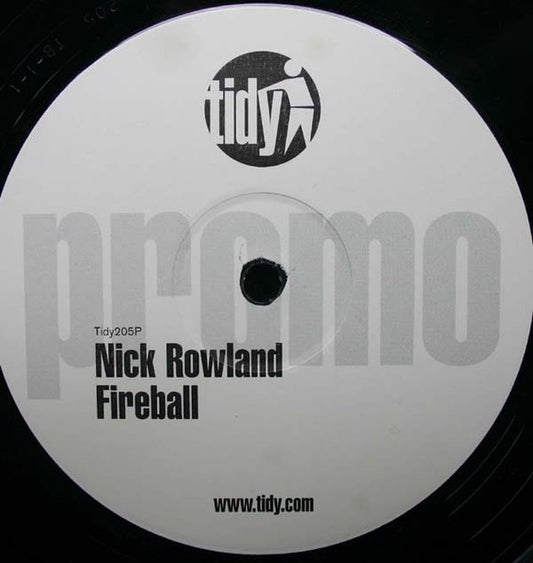 Nick Rowland : Overdrive / Fireball (12", Promo)