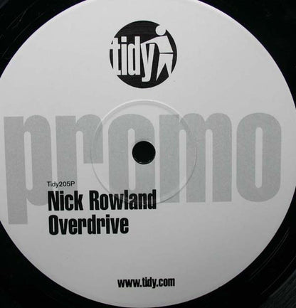 Nick Rowland : Overdrive / Fireball (12", Promo)
