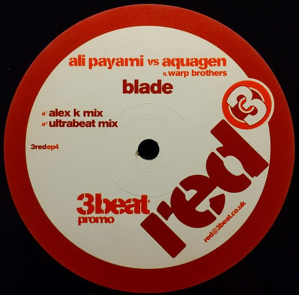 Ali Payami Vs Aquagen Ft. Warp Brothers / Scandalous (5) : Blade / In The Night (12", EP, Promo)