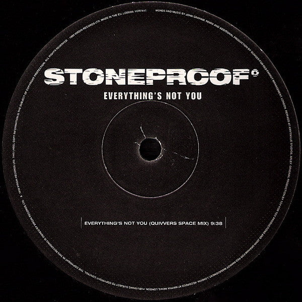 Stoneproof : Everything's Not You (12", S/Sided, Promo)