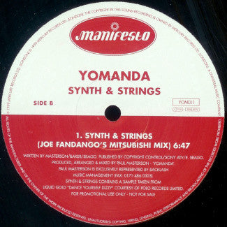 Yomanda : Synth & Strings (12", Promo)