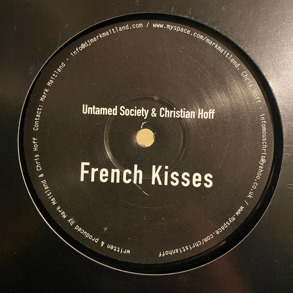 Untamed Society & Christian Hoff : French Kisses (12", S/Sided, W/Lbl)