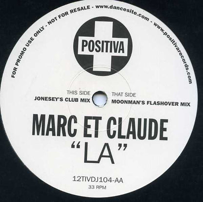 Marc Et Claude : La (12", Promo)
