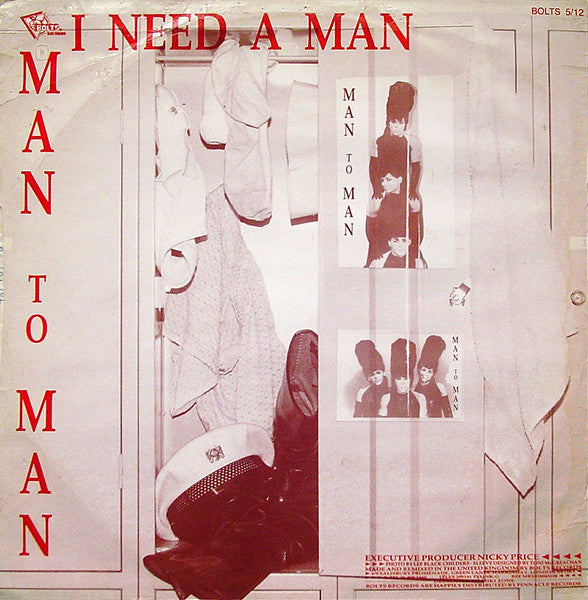 Man To Man* : Energy Is Eurobeat / I Need A Man / Male Stripper (On The House Mix) (12", Ltd)