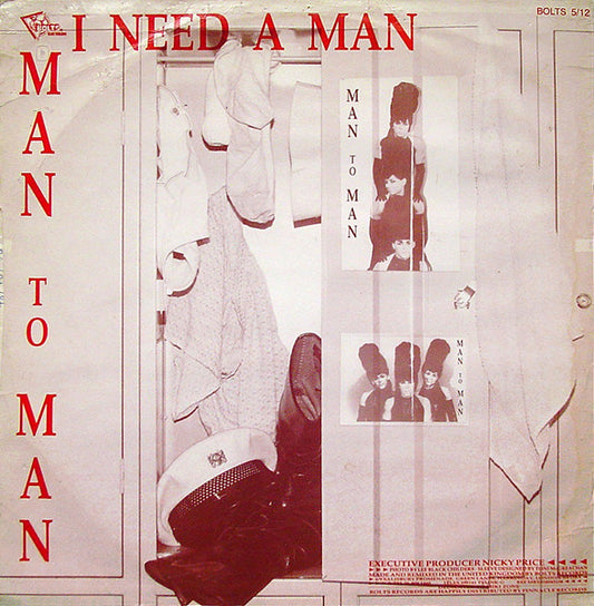 Man To Man* : Energy Is Eurobeat / I Need A Man / Male Stripper (On The House Mix) (12", Ltd)