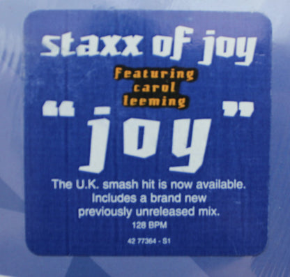 Staxx Of Joy* Featuring Carol Leeming : Joy (12")