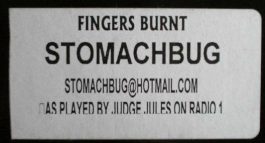 Fingers Burnt : Stomach Bug (12", S/Sided, W/Lbl)