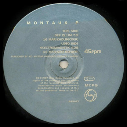 Montauk P : Def Is Lim / Electromagnetic (12")