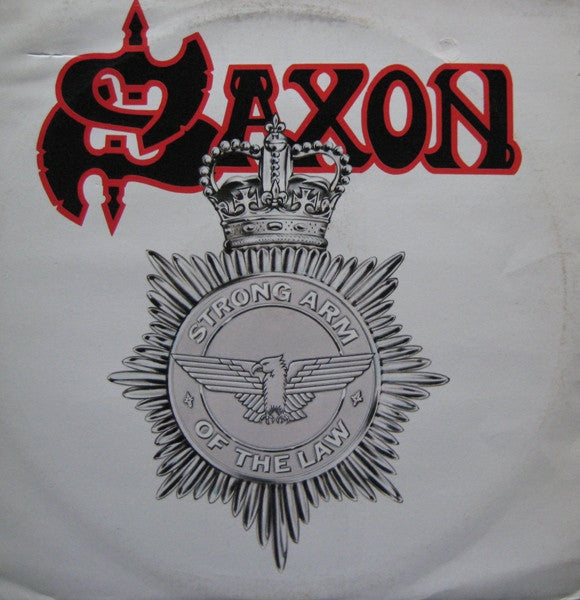 Saxon : Strong Arm Of The Law (12", Single)