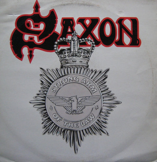 Saxon : Strong Arm Of The Law (12", Single)