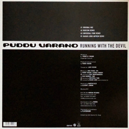 Puddu Varano : Running With The Devil (12")