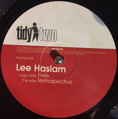 Lee Haslam : Free / Retrospective (12")