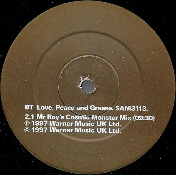BT : Love, Peace And Grease - Issue 2.0 Peace (12", Promo)
