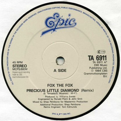 Fox The Fox : Precious Little Diamond (Shep Pettibone Mix) (12")