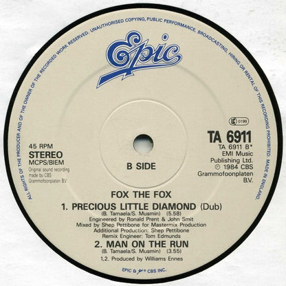 Fox The Fox : Precious Little Diamond (Shep Pettibone Mix) (12")