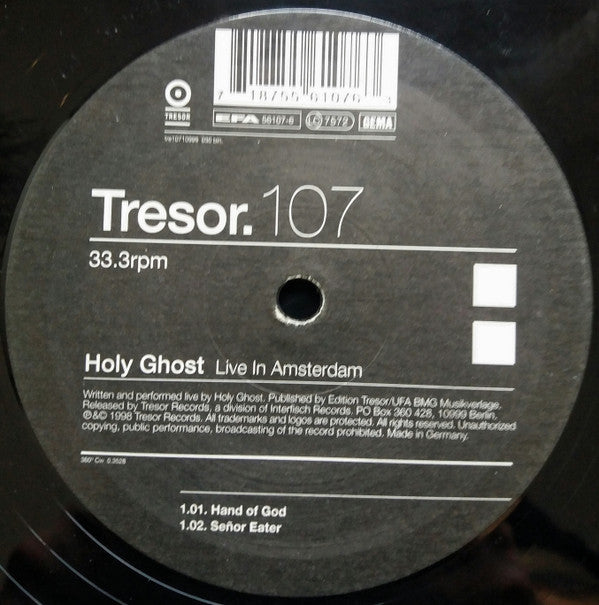 Holy Ghost* : Live In Amsterdam (12")