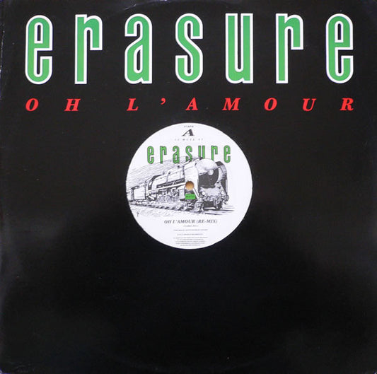 Erasure : Oh L'Amour (12", Single, RP, Die)