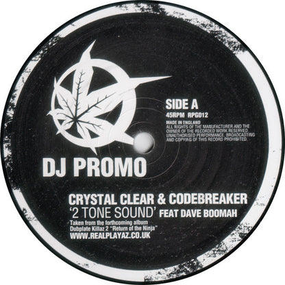 Crystal Clear (2) & Code:Breaker : 2 Tone Sound / The Sickness (12", Promo)