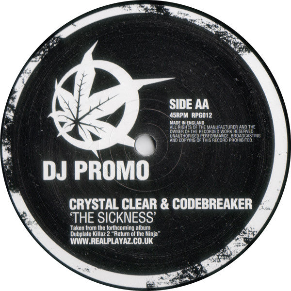 Crystal Clear (2) & Code:Breaker : 2 Tone Sound / The Sickness (12", Promo)