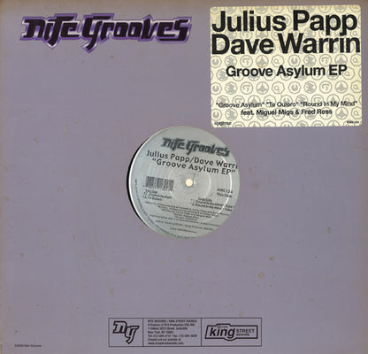 Julius Papp / Dave Warrin* : Groove Asylum EP (12", EP)