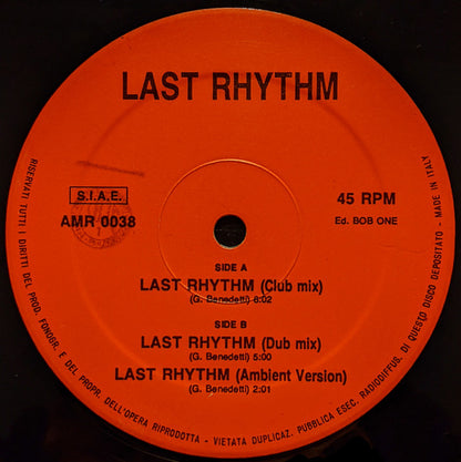 Last Rhythm : Last Rhythm (12", Red)