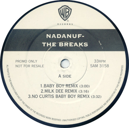 Nadanuf : The Breaks (12", Promo)