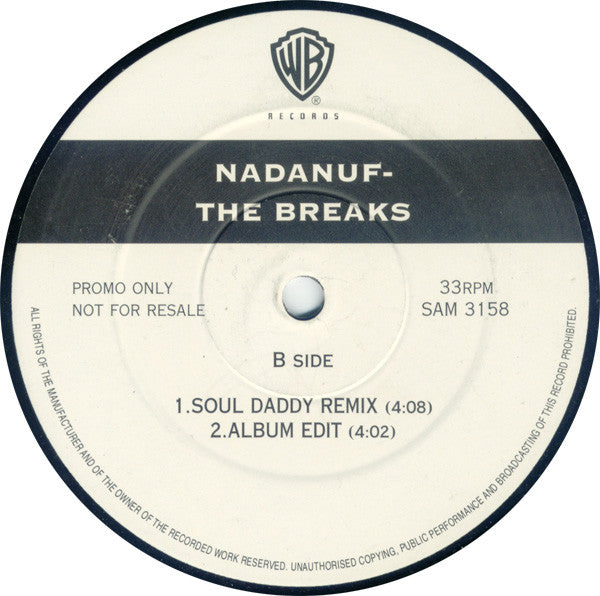 Nadanuf : The Breaks (12", Promo)