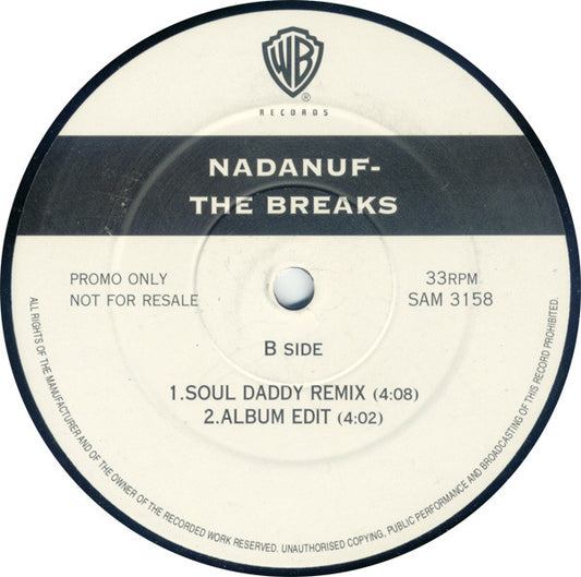 Nadanuf : The Breaks (12", Promo)
